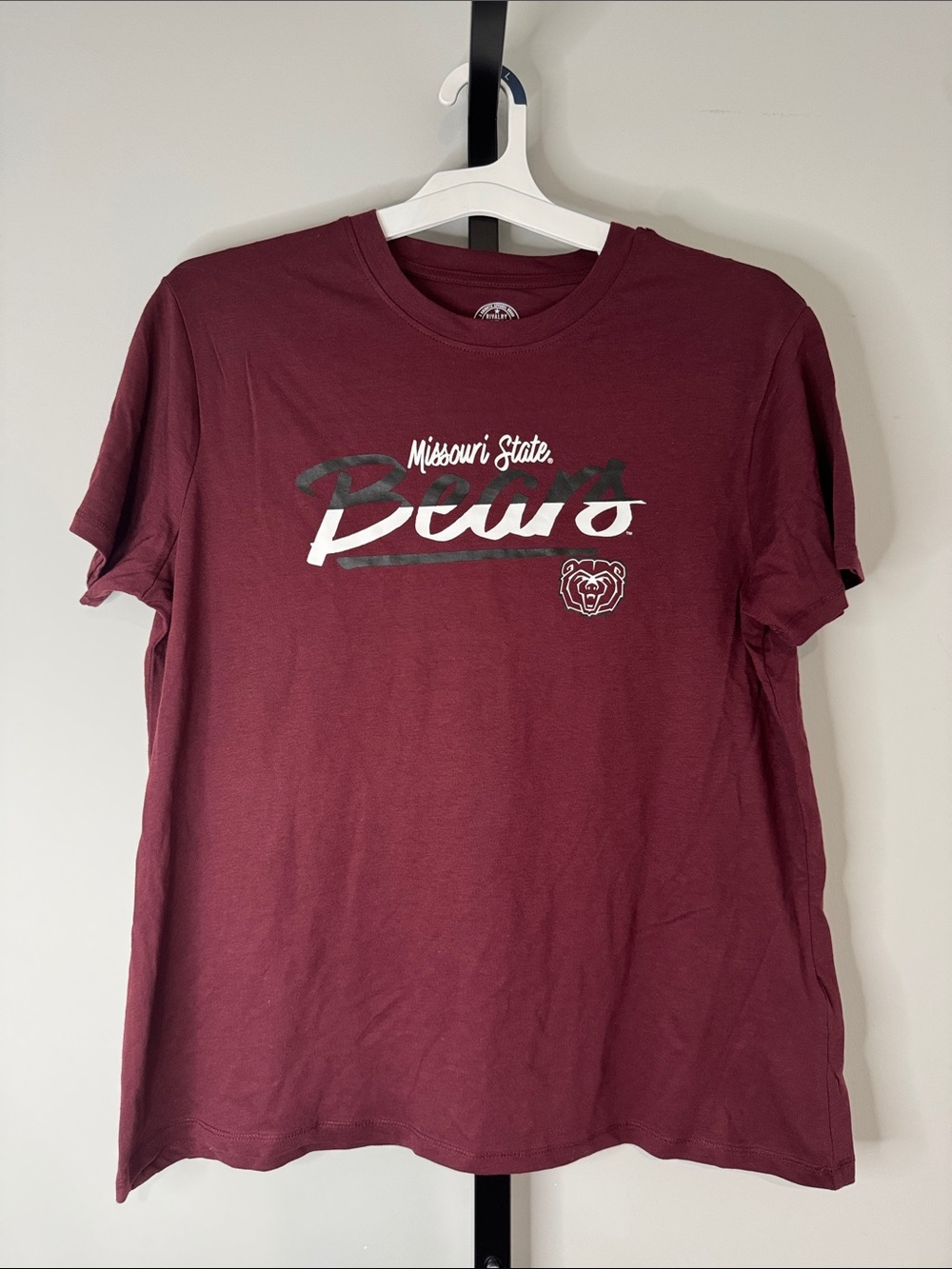 Rivalry Threads Maroon Missouri State Bears Tee Women’s Large (12/14) New NWT